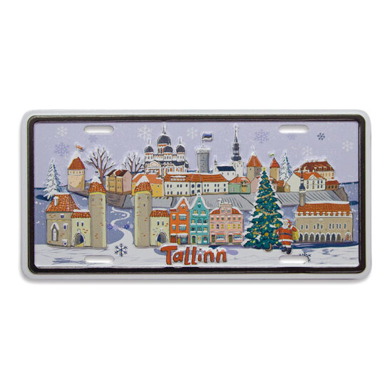 Magnet numbrimärk Tallinn jõulud